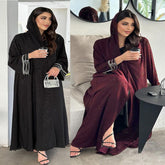 عباية مطرزة للنساء ، كارديجين إسلامي ، فستان رمضان ، قفطان أنيق ، عباية دبي ، قفطان ، دبي ، عيد ،